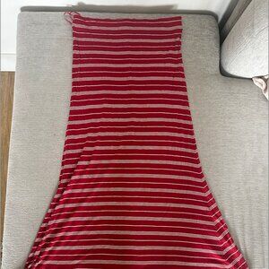 Ralph Lauren Sport, Size S, Red and White Striped Skirt Ralph Lauren Sport